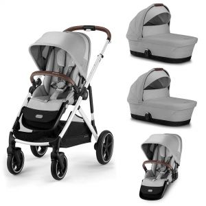 CYBEX Gazelle S "Lava Grey" -  Duo or Twin Bundle